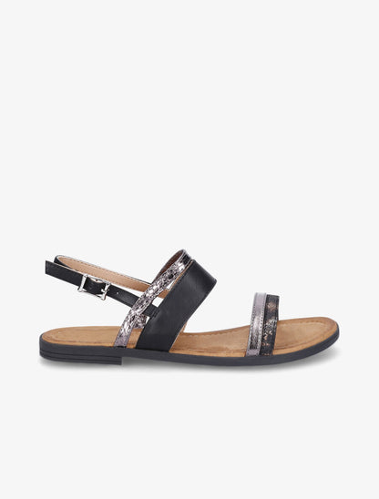 Nu-pieds irisés - Noir - 2