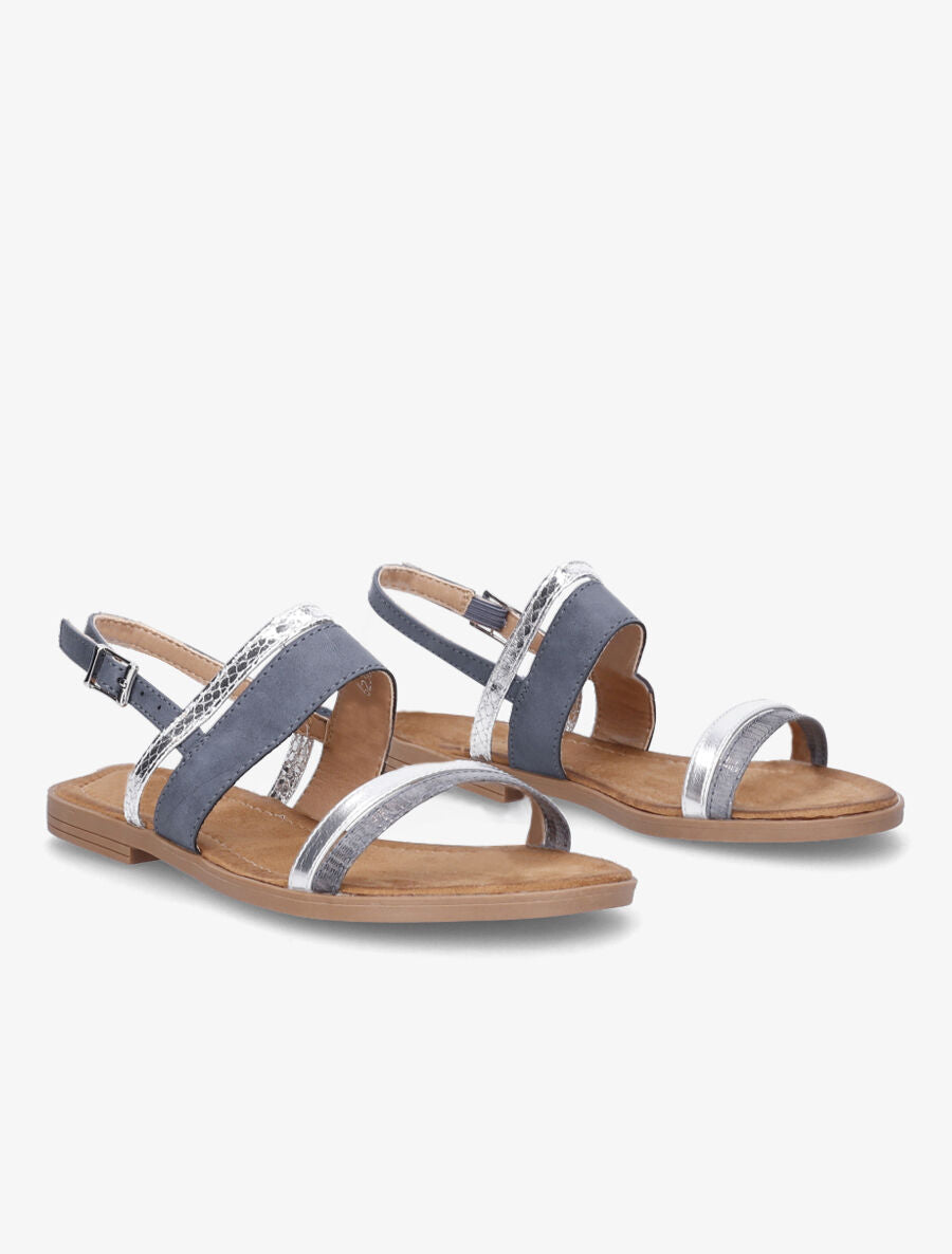 Nu-pieds irisés - Bleu - 5