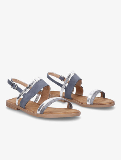 Nu-pieds irisés - Bleu - 5