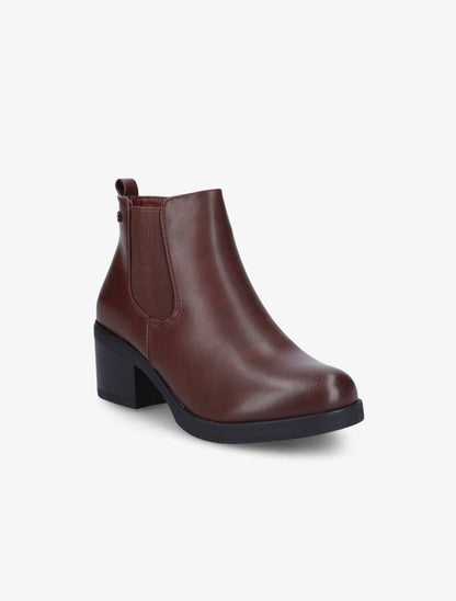 Bottines en simili ornée d&
