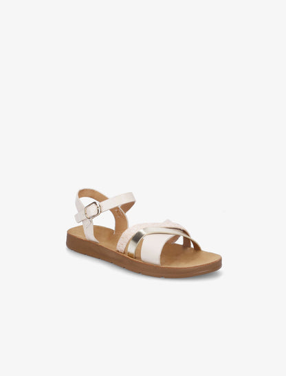 Nu-pieds à brides fantaisies - Beige - 2