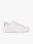 Sneakers à contrefort contrastant - Argent - 1