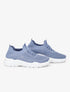 Sneakers en mesh - Bleu - 5