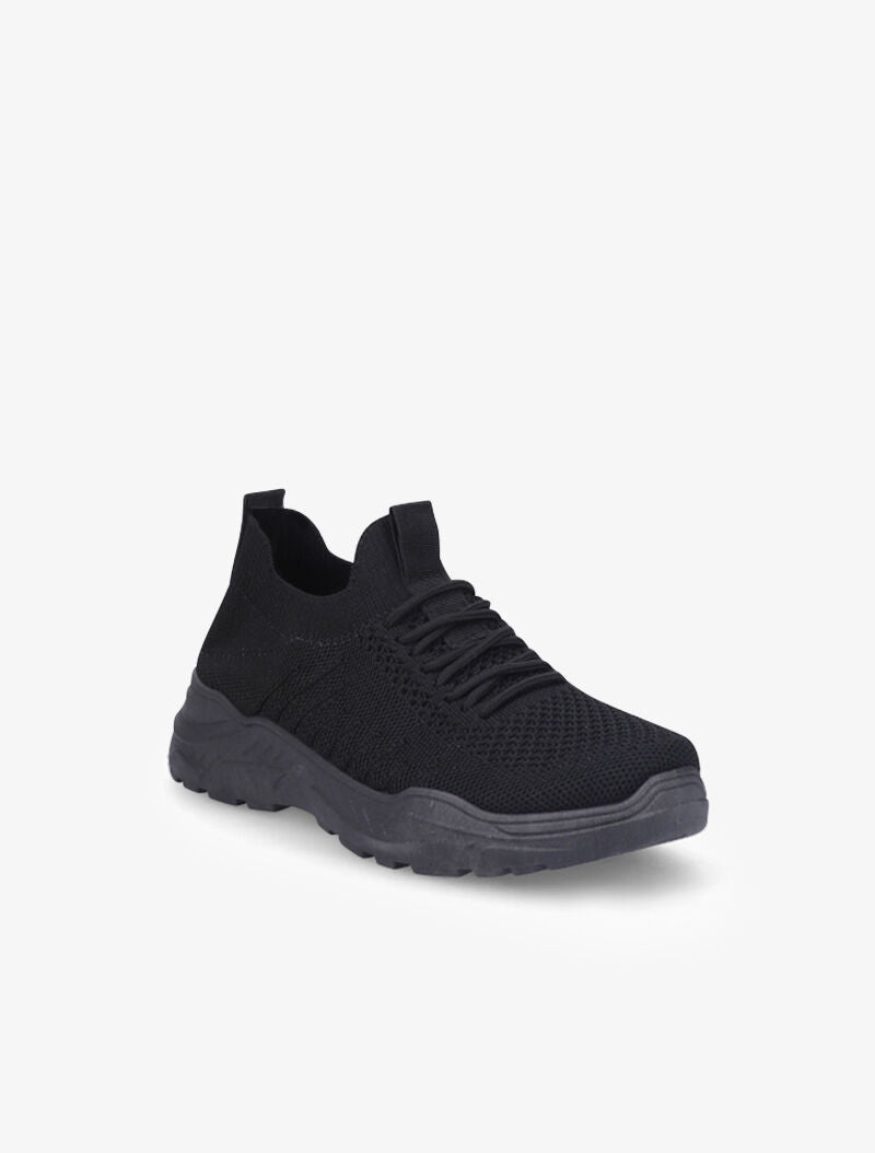 Sneakers en mesh - Noir - 3