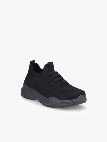 Sneakers en mesh - Noir - 3