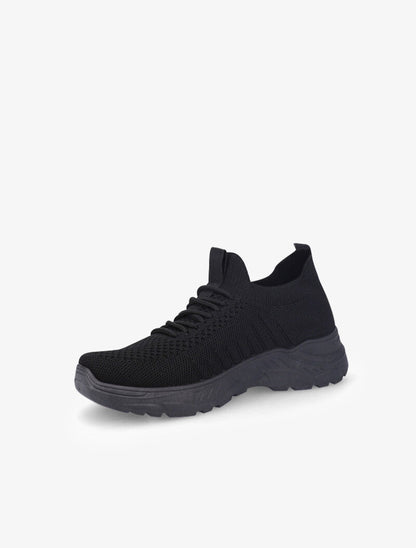 Sneakers en mesh - Noir - 4