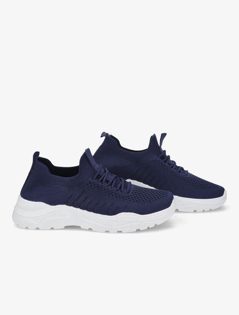 Sneakers en mesh - Bleu marine - 1