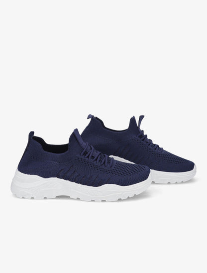 Sneakers en mesh - Bleu marine - 1
