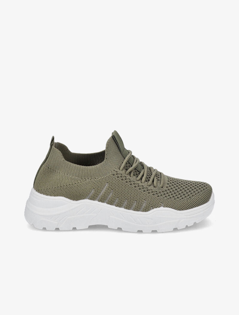 Sneakers en mesh - Kaki - 2