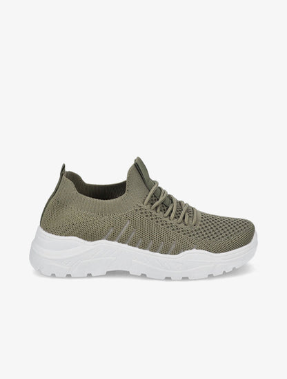 Sneakers en mesh - Kaki - 2
