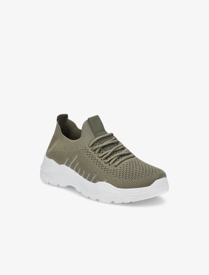 Sneakers en mesh - Kaki - 3