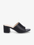 Mules basiques en simili - Noir - 1