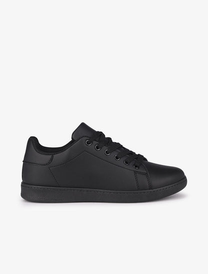 Sneakers à contrefort contrastant - Noir - 5