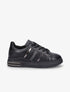 Sneakers en simili à bandes irisées - Noir - 1