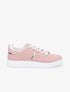 Sneakers en simili effet grainé - Rose - 1