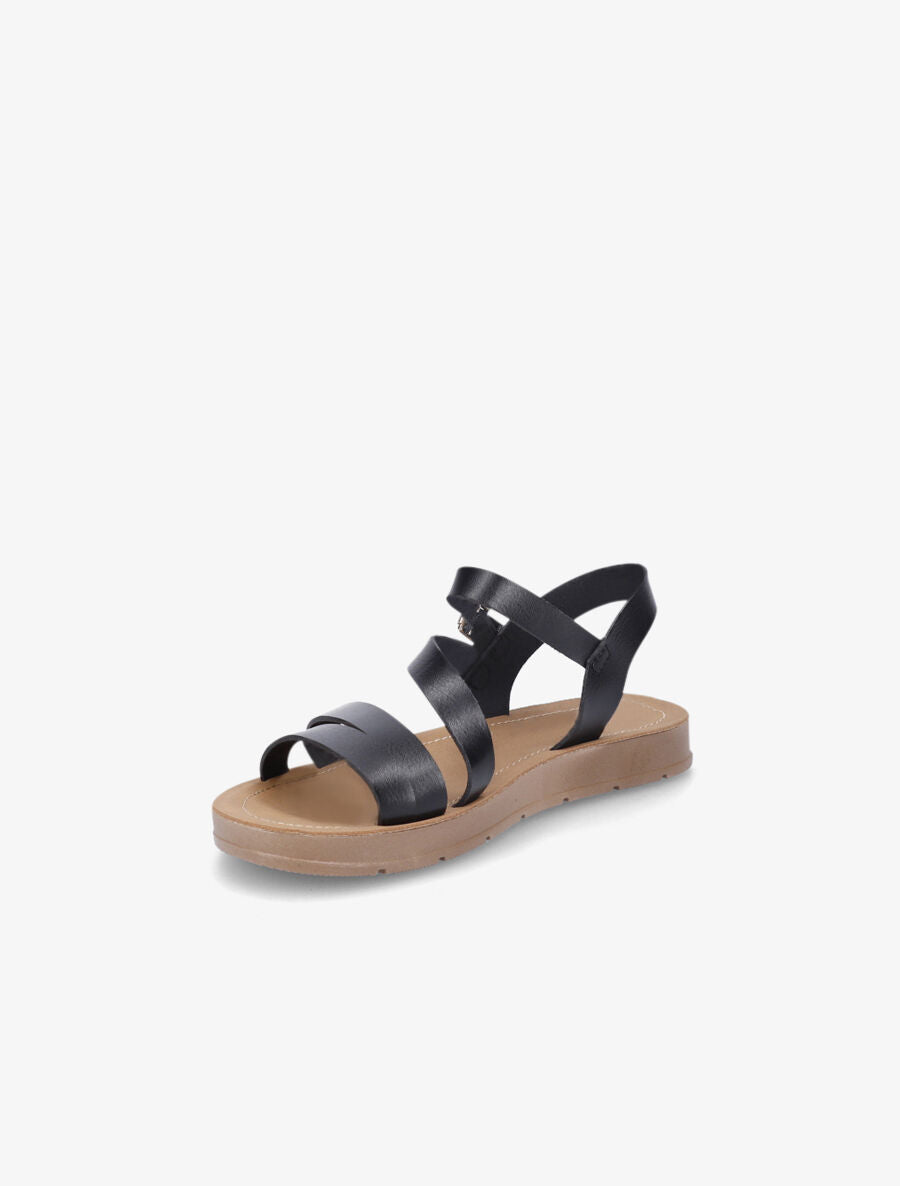 Nu-pieds en simili - Noir - 3