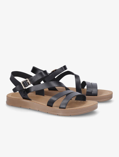 Nu-pieds en simili - Noir - 4