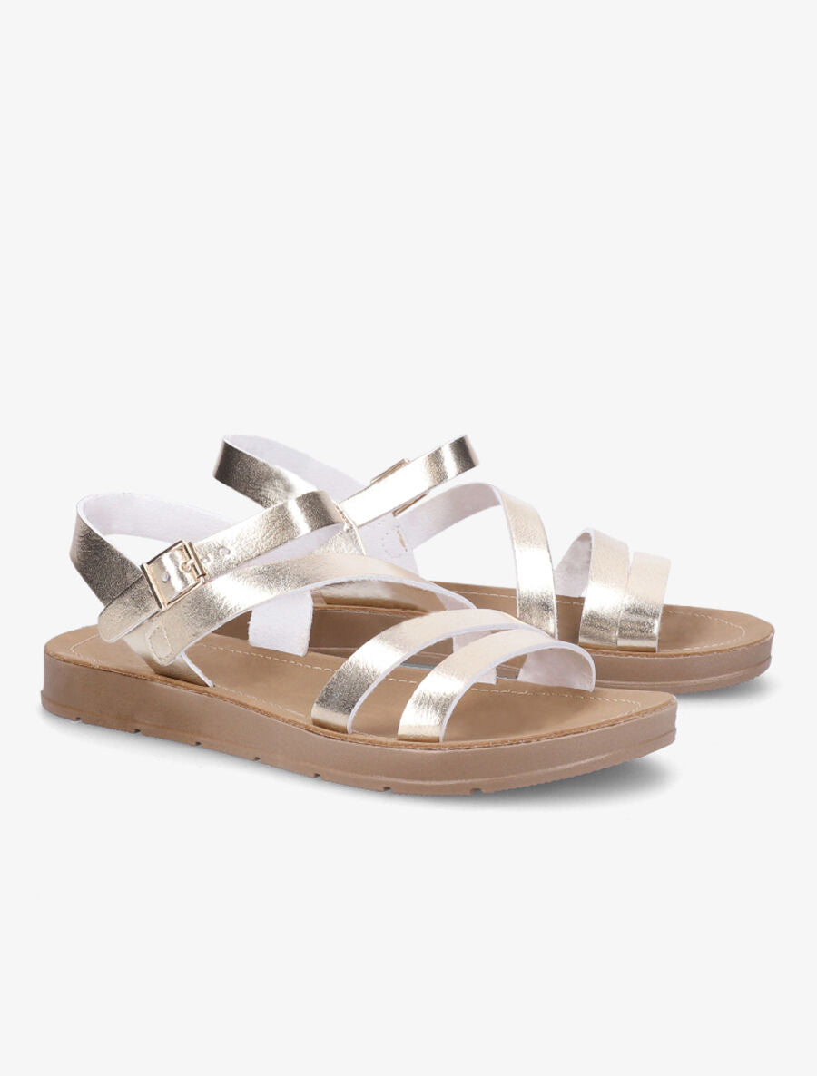 Nu-pieds en simili - Or - 4