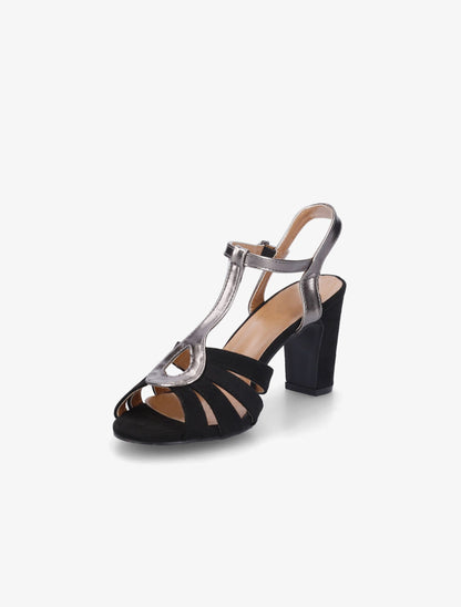 Sandales bi-matière - Noir - 3