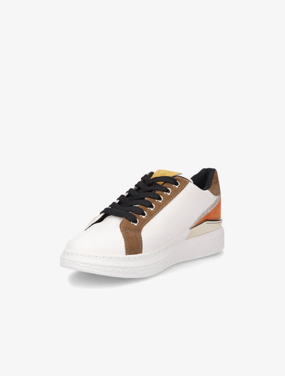 Baskets à zip et paillettes - Beige - 3
