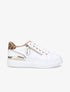 Baskets à zip et paillettes - Blanc - 1