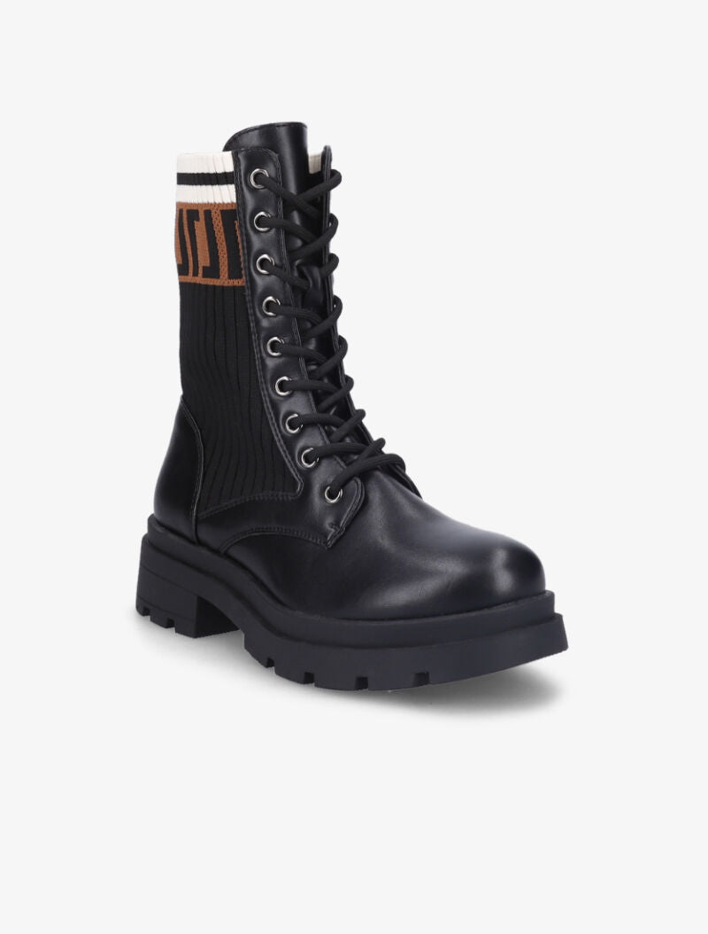Rangers style chaussette à imprimé stylisé - Noir - 3