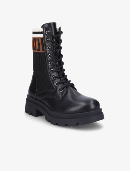 Rangers style chaussette à imprimé stylisé - Noir - 3