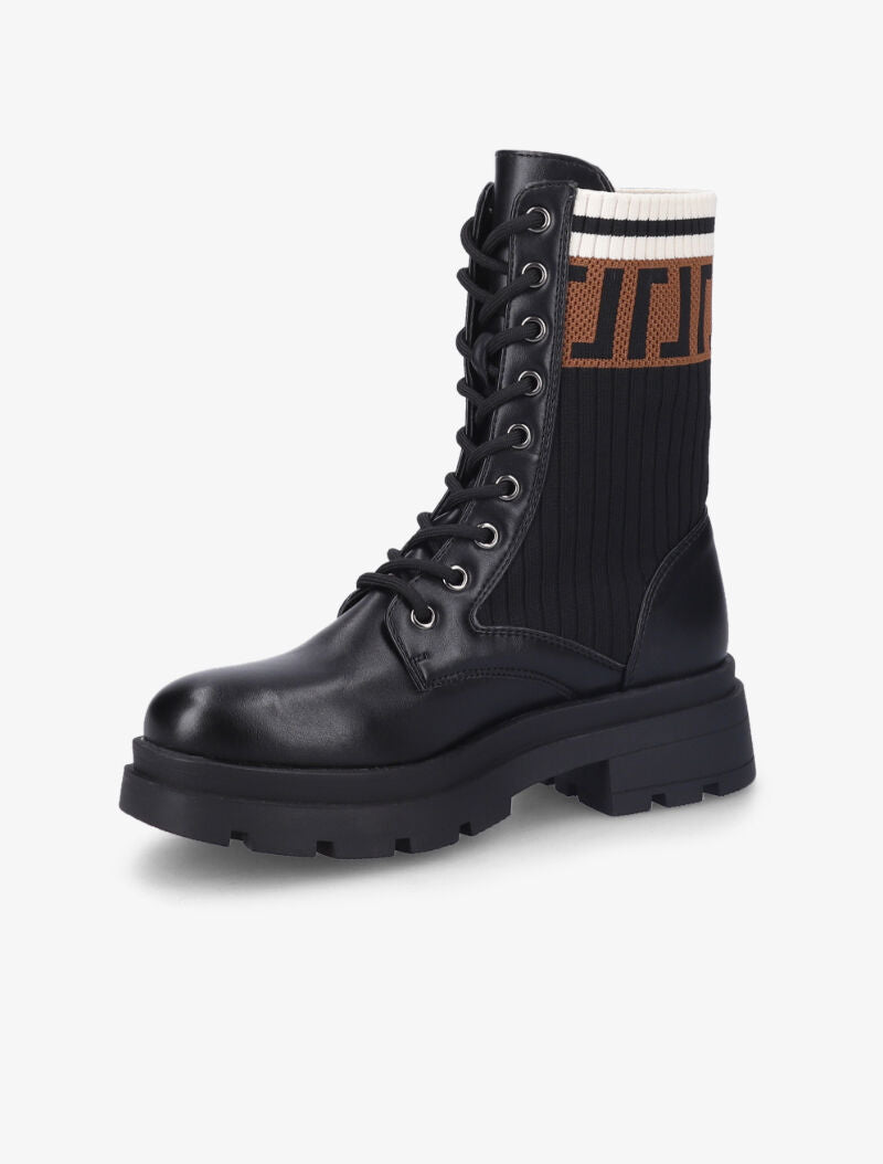 Rangers style chaussette à imprimé stylisé - Noir - 4
