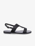Nu-pieds fantaisies en simili - Noir - 1