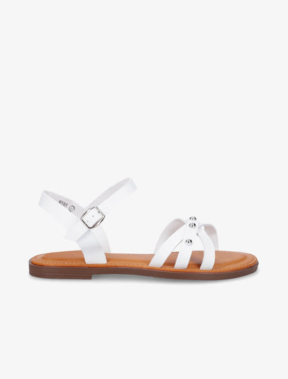 Nu-pieds à clous - Blanc - 1