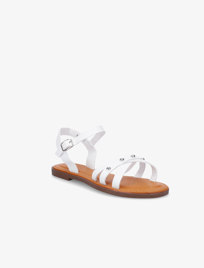 Nu-pieds à clous - Blanc - 2