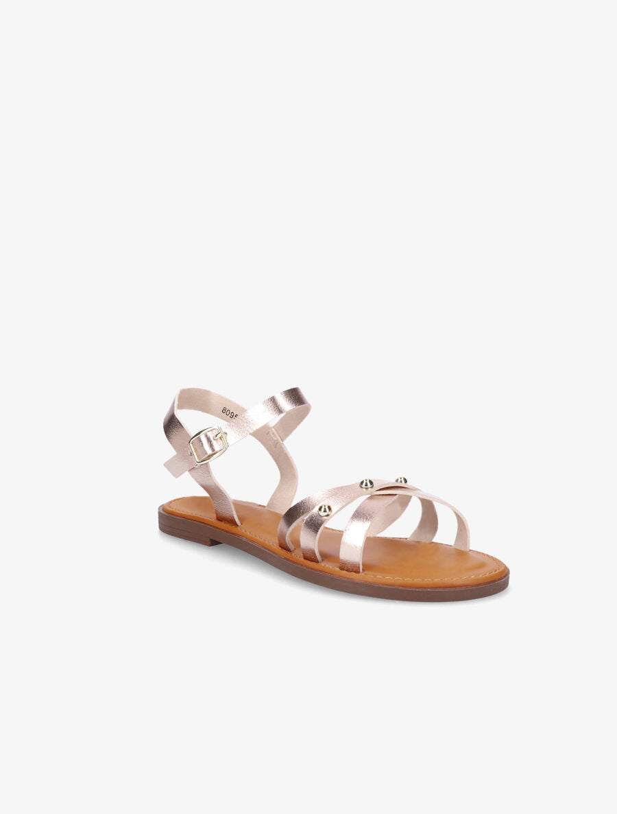 Nu-pieds à clous - Rose gold - 2