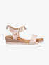 Sandales compensées irisées - Rose gold - 5
