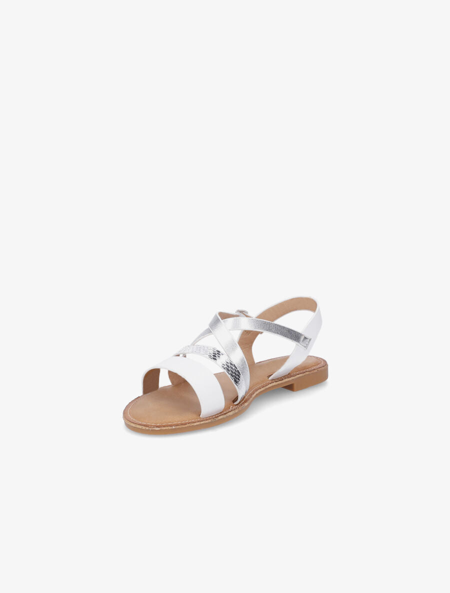 Nu-pieds multibrides irisées - Blanc - 3