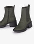 Boots montantes à bouts carrés - Kaki - 6