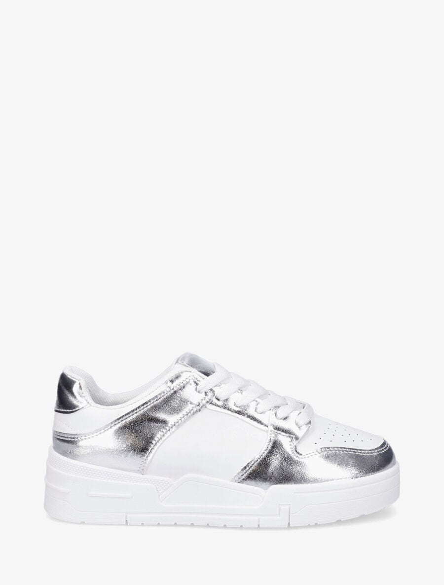 Baskets en simili - Argent - 5