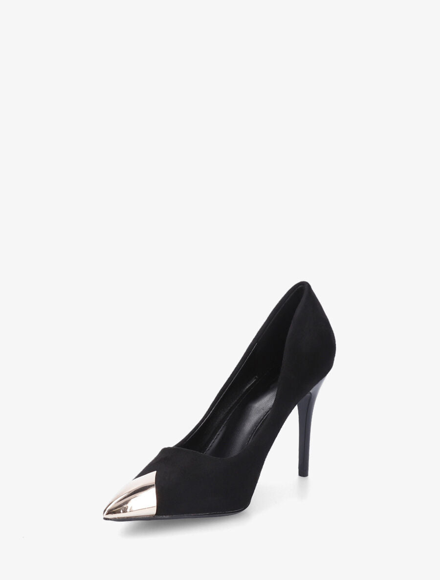 Escarpins hauts en suédine - Noir - 3