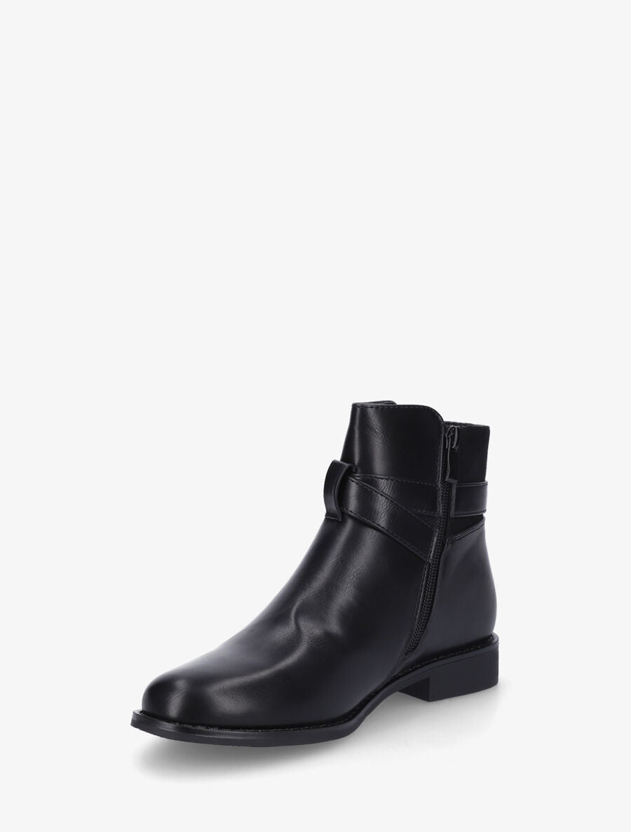 Bottines plates bi-matière - Noir - 3