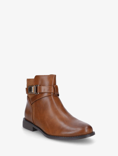 Bottines plates bi-matière - Camel - 2