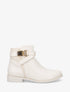 Bottines plates bi-matière - Beige - 1