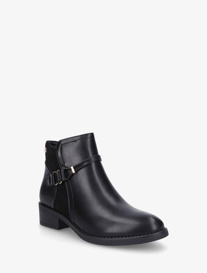 Bottines plates bi-matière - Noir - 2