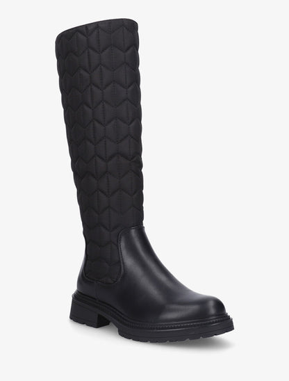 Bottes bi-matière matelassées - Noir - 2