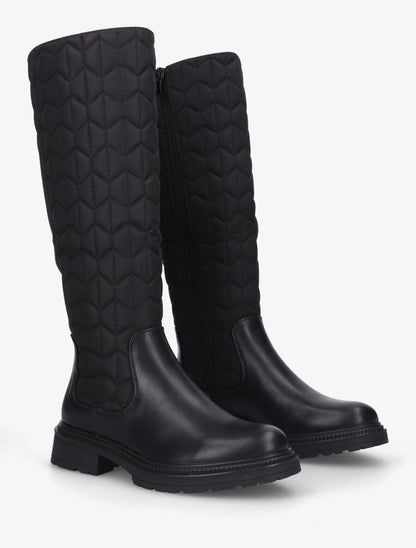 Bottes bi-matière matelassées - Noir - 4