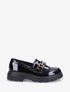 Mocassins vernis à boucle - Noir - 1