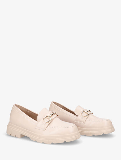Mocassins à boucle - Beige - 4