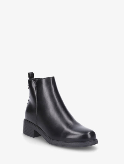 Bottines basiques en simili - Noir - 2