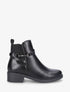 Bottines élastiquées à boucle - Noir - 1