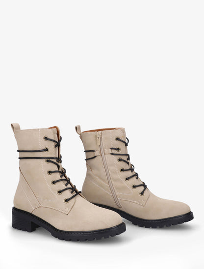 Rangers en suédine - Beige - 4