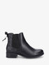 Bottines à contrefort pailleté style corset - Noir - 5