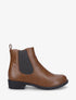 Bottines plates élastiquées et irisées - Camel - 5